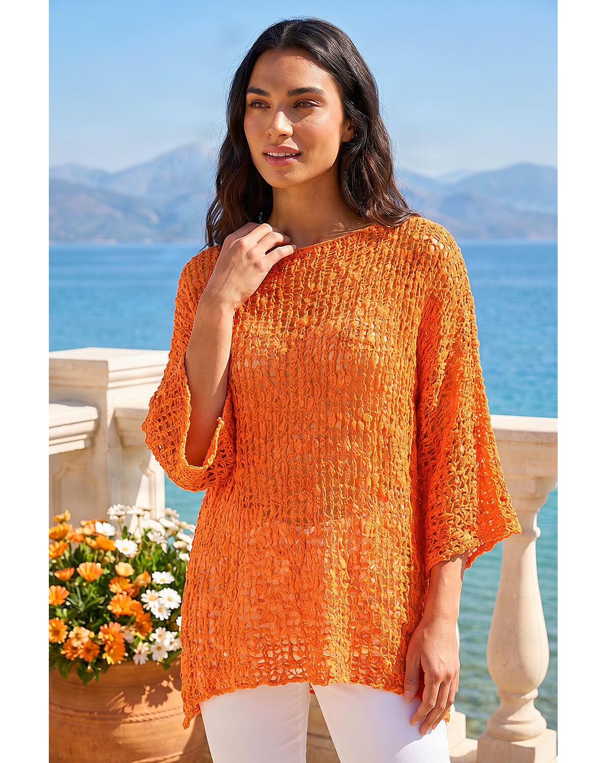 New In - Roman Light Weight Open Knit Jumper