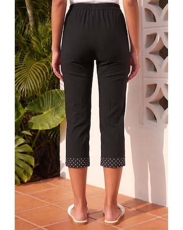 Roman Petite Crop Turn Up Trouser