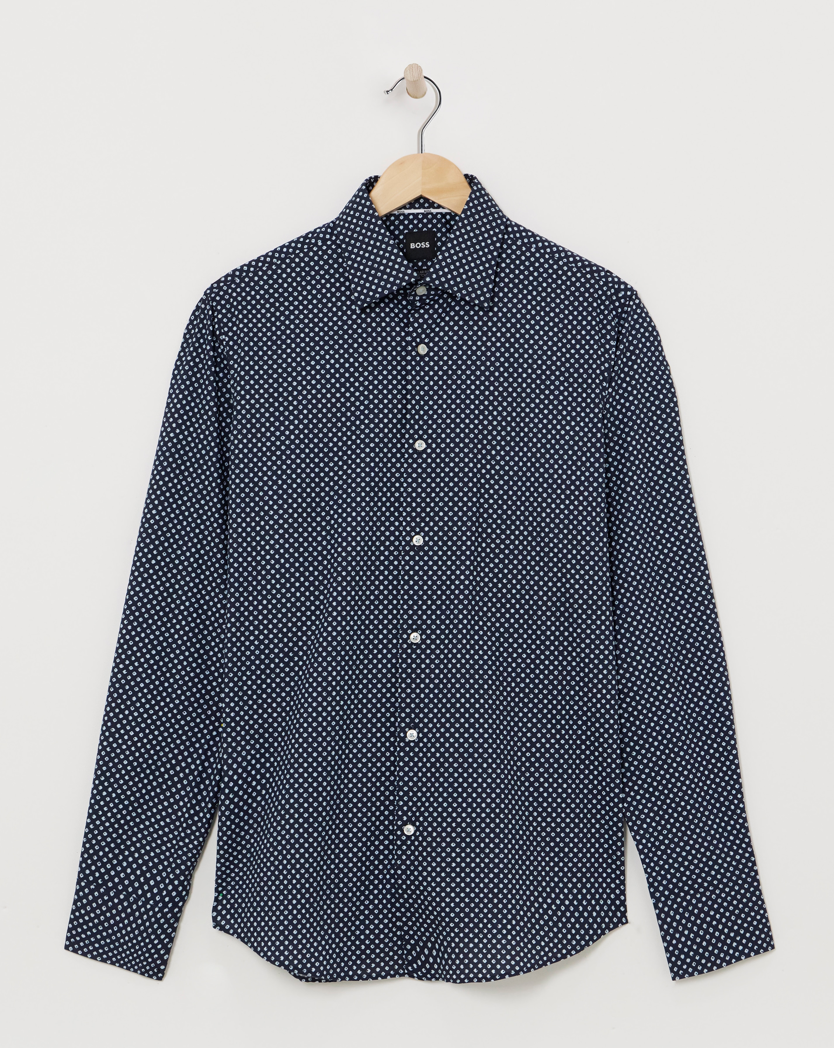 BOSS Regular Fit Printed Formal Shirt