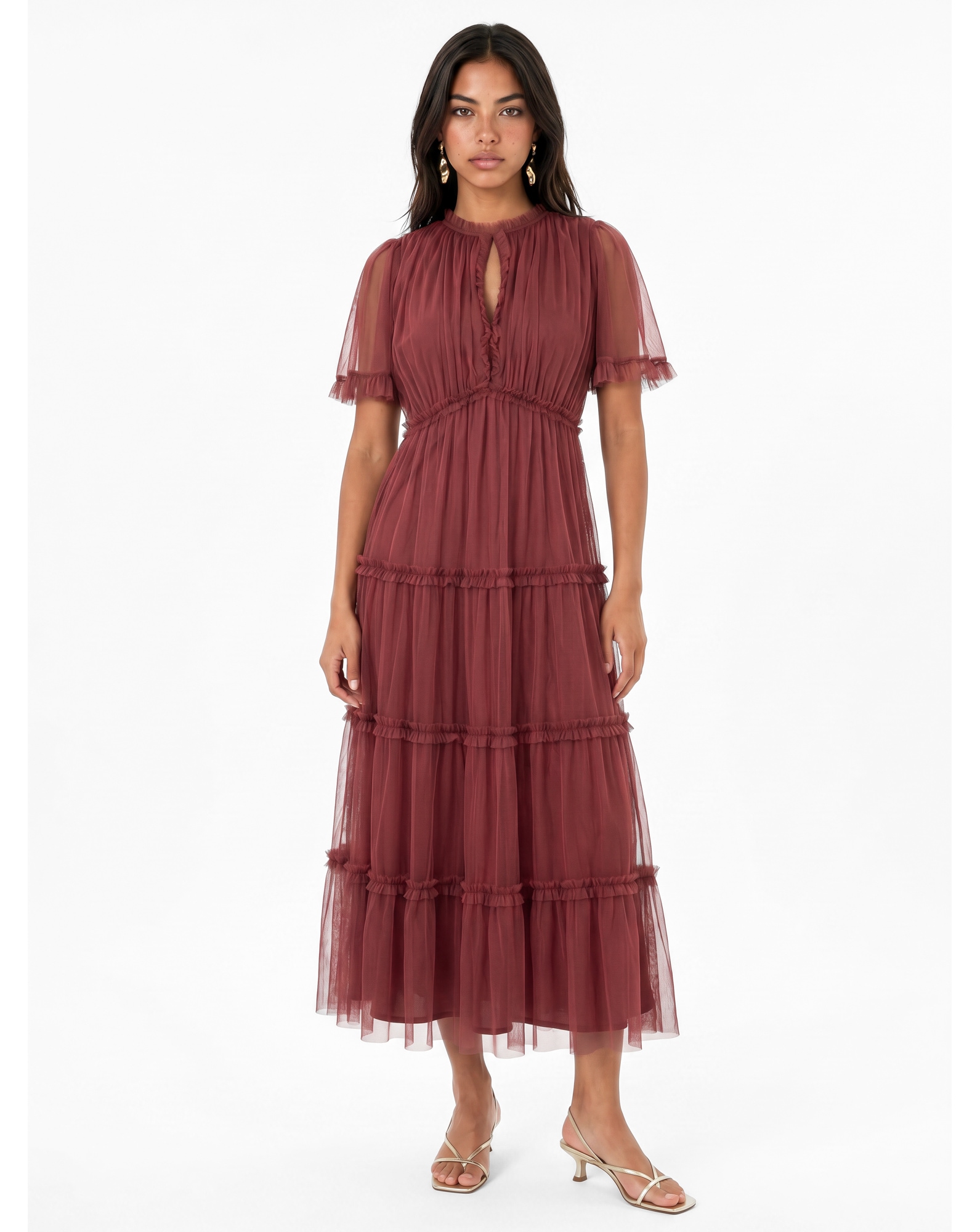 New In - Anaya Frilled Midaxi Dress