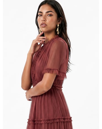 Anaya Frilled Midaxi Dress