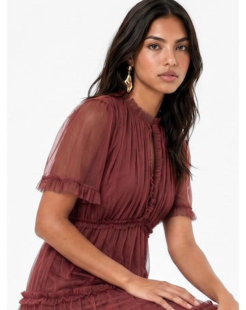 Anaya Frilled Midaxi Dress