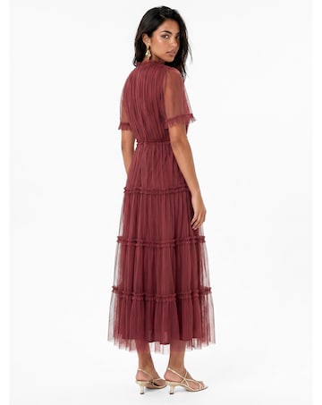 Anaya Frilled Midaxi Dress