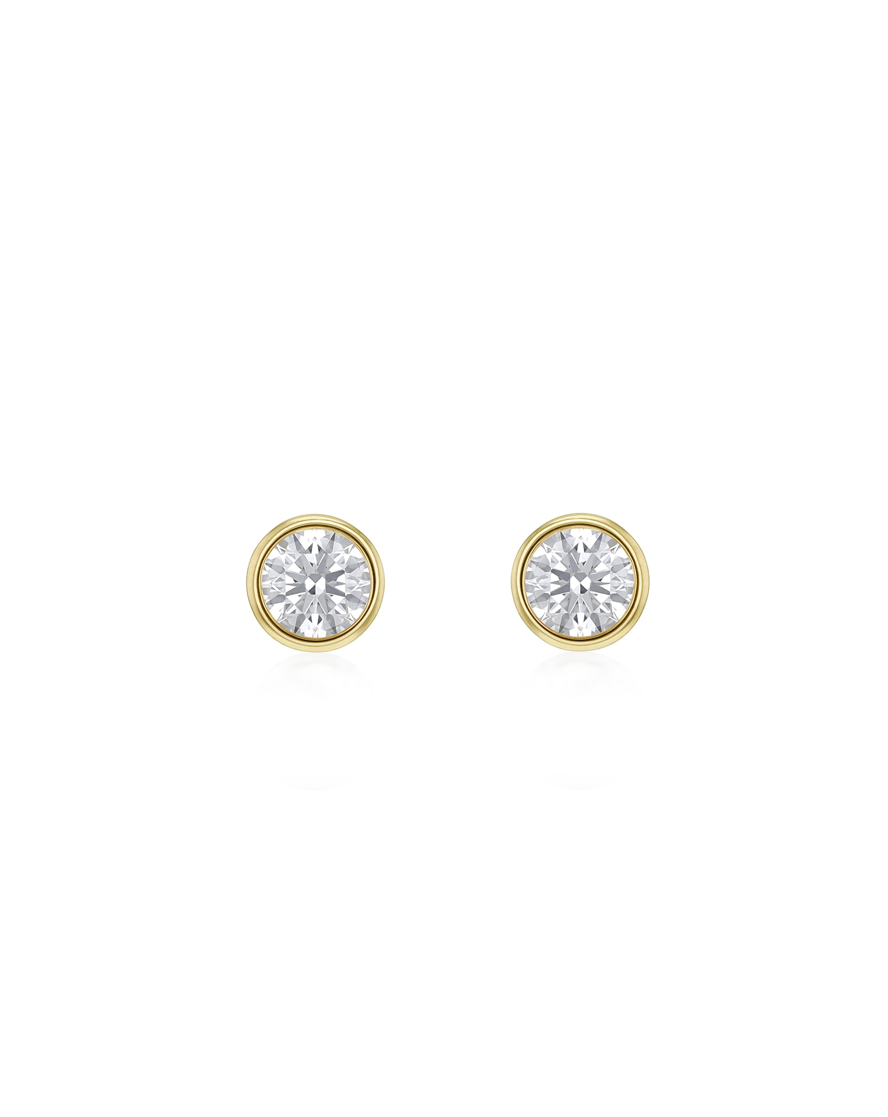 9ct Yellow Gold Lab Diamond 1Ct Earring