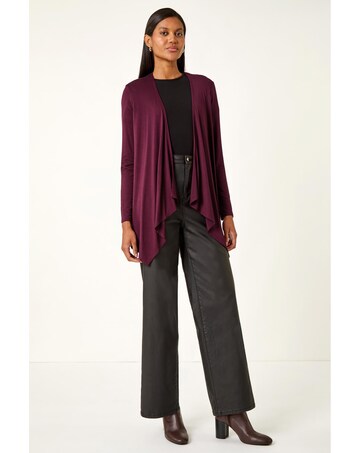 Roman Waterfall Stretch Cardigan