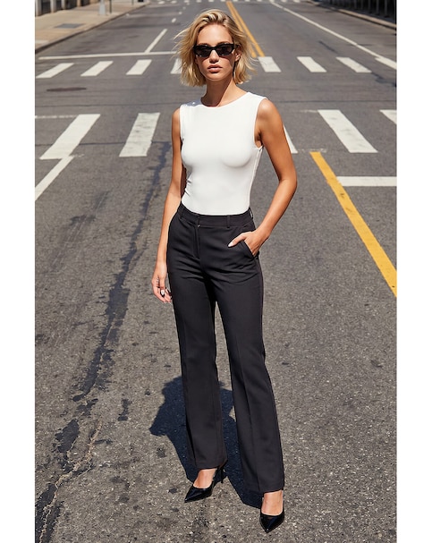 Roman Bootcut Leg Stretch Trousers