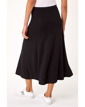 Roman A-Line Pull On Stretch Skirt