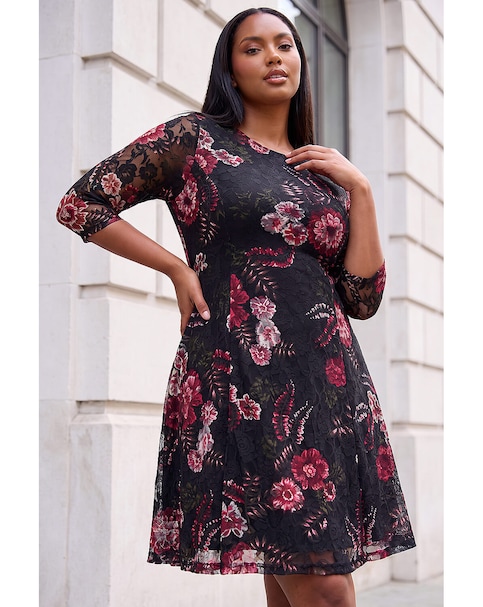 Knee-Length A-Line Dresses
