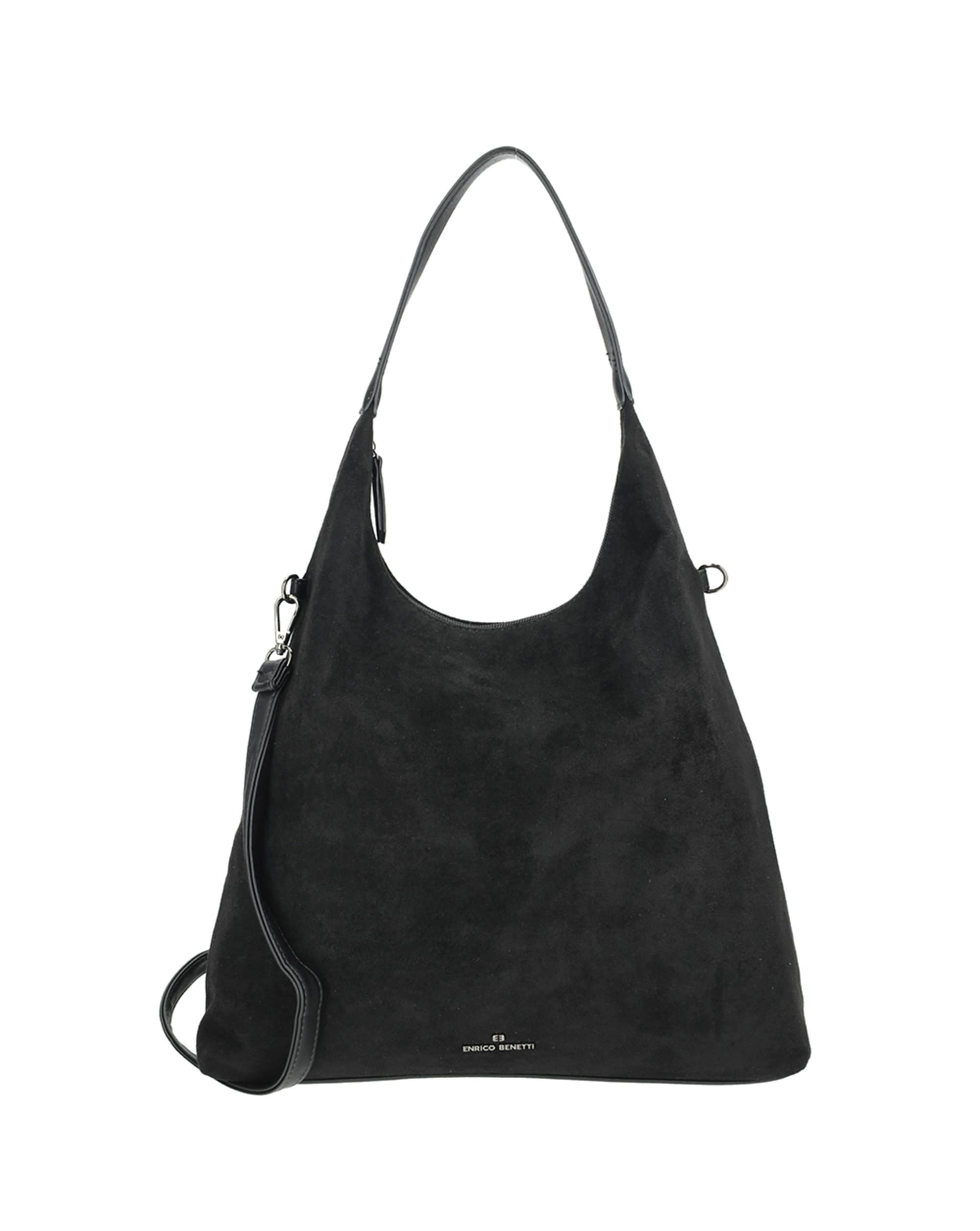 Norah Single Handle Vegan Suede Shoulder Shopper Bag