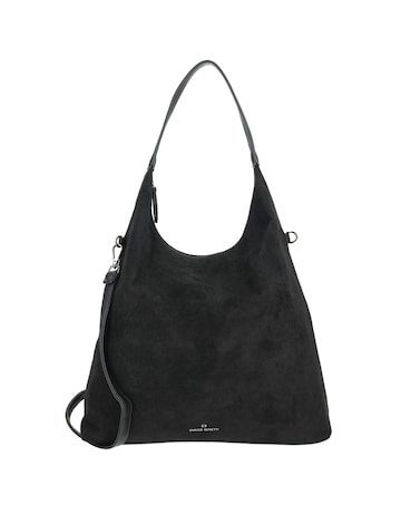 Norah Single Handle Vegan Suede Shoulder Shopper Bag