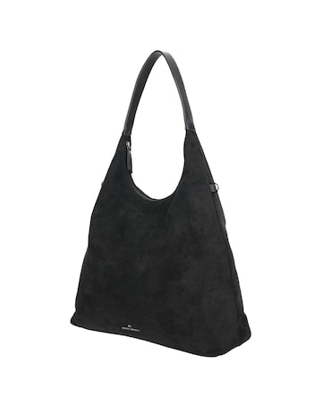 Norah Single Handle Vegan Suede Shoulder Shopper Bag