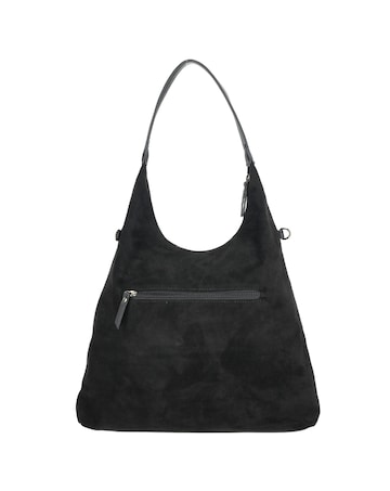 Norah Single Handle Vegan Suede Shoulder Shopper Bag