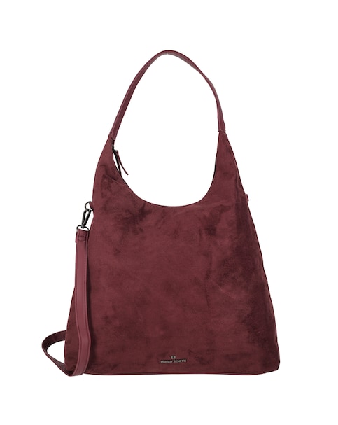 Norah Single Handle Vegan Suede Shoulder Shopper Bag