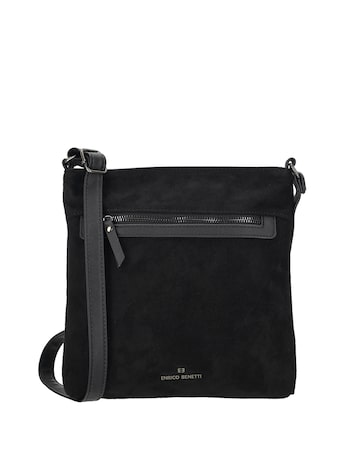 Norah Single Handle Vegan Suede Shoulder Bag