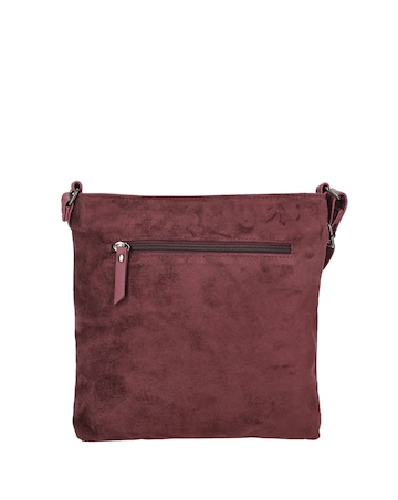 Norah Single Handle Vegan Suede Shoulder Bag