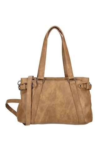 Emma Two Handle Vegan Leather Shoulderbag