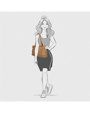 Emma Two Handle Vegan Leather Shoulderbag