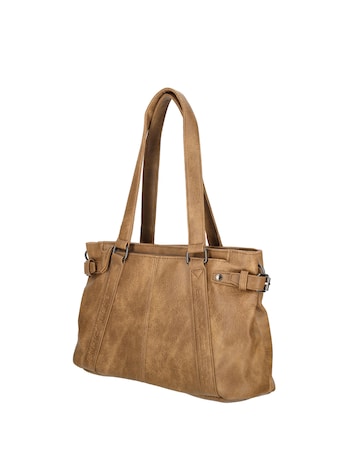 Emma Two Handle Vegan Leather Shoulderbag