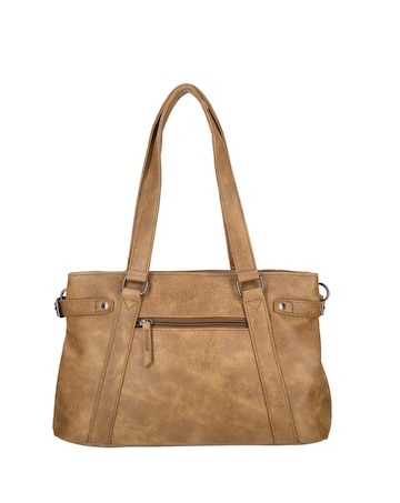 Emma Two Handle Vegan Leather Shoulderbag