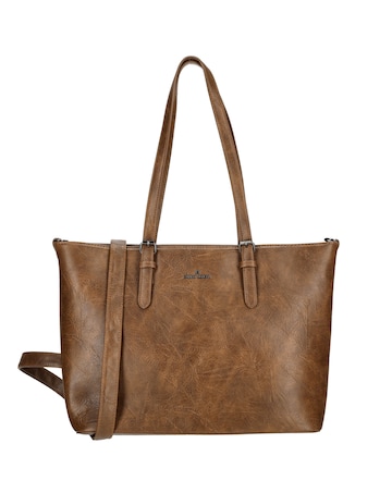 Julia 2 Handle Vegan Leather Shopper 15" Laptop