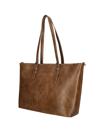 Julia 2 Handle Vegan Leather Shopper 15" Laptop
