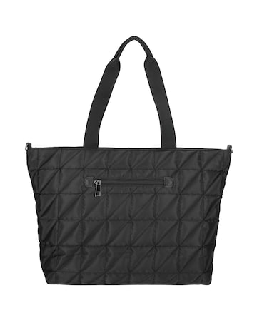 Josephine 2 Handle Quilted Nylon Shopper 17" Laptop