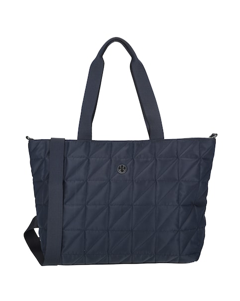 Josephine 2 Handle Quilted Nylon Shopper 17" Laptop