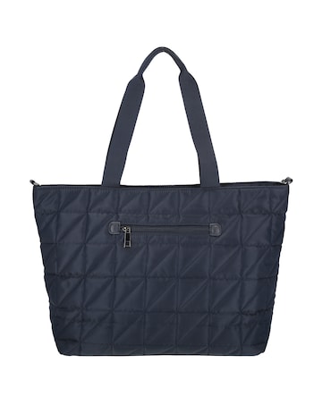 Josephine 2 Handle Quilted Nylon Shopper 17" Laptop
