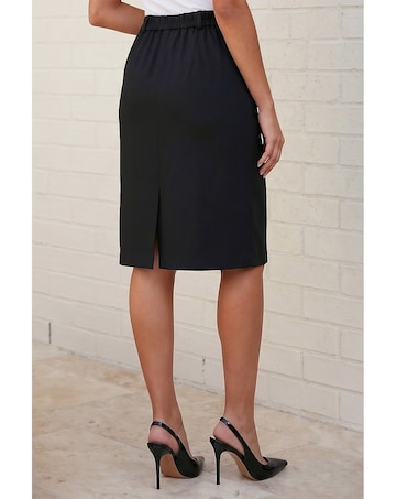 Roman A-Line Stretch Skirt