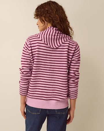 Monsoon Shola Stripe Cardigan & Scarf