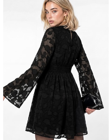 Lovedrobe Burnout Fabric Mini Dress