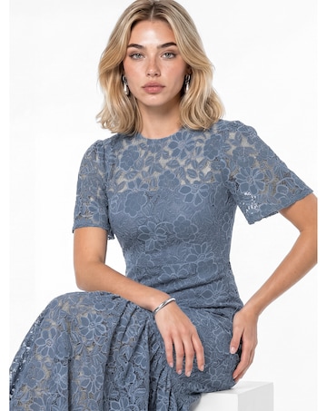 Lovedrobe Floral Lace Midaxi Dress