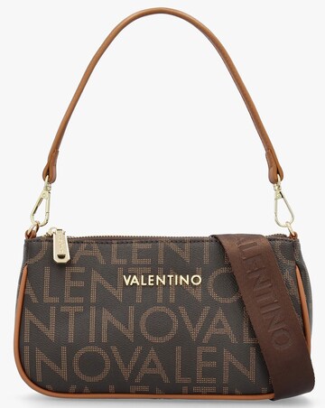 Valentino Bags Regina Monogram Brown Shoulder Bag