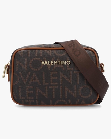 Valentino Bags Regina Monogram Brown Camera Bag
