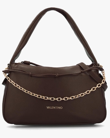 Valentino Bags Saphira Brown Hobo Bag