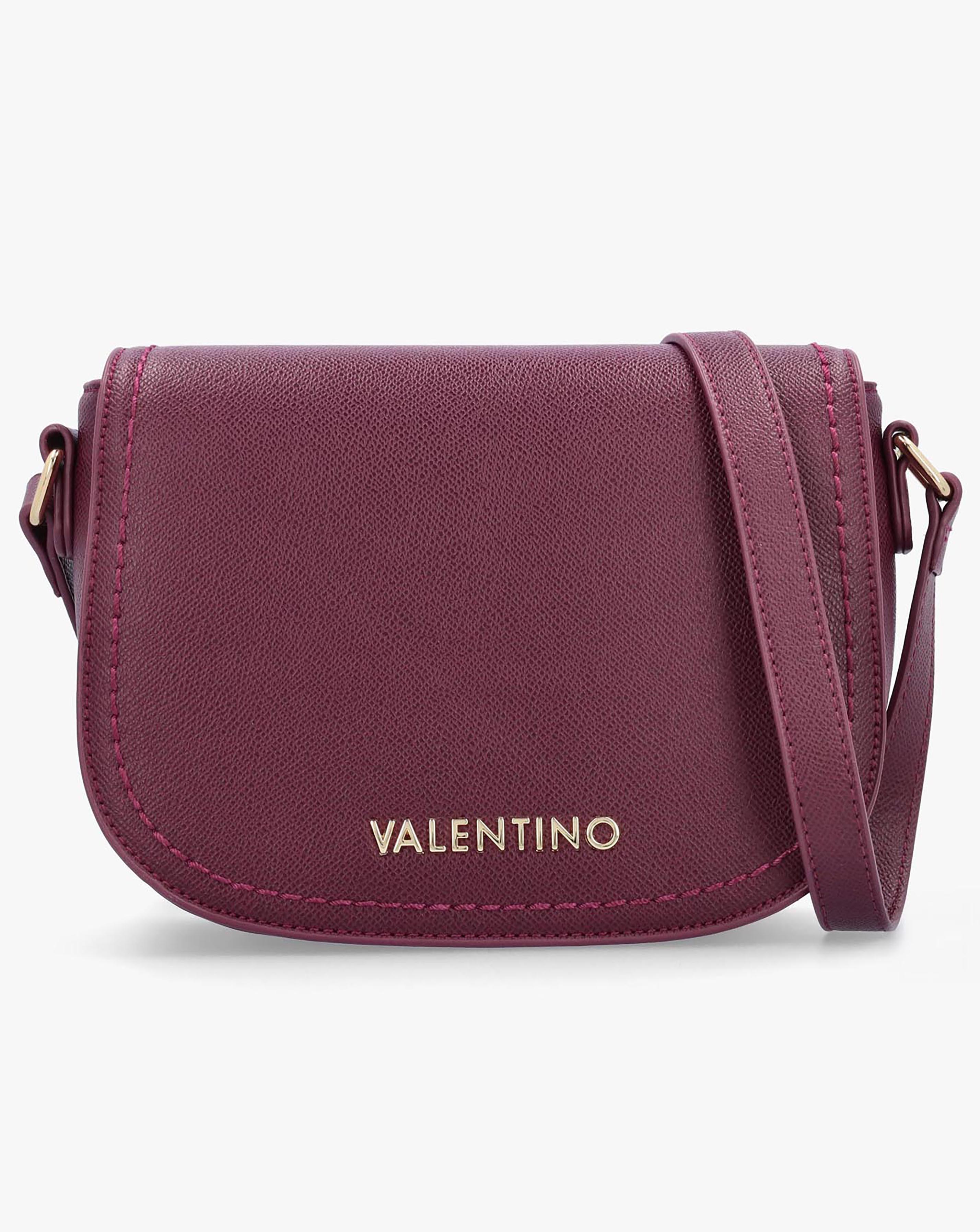 Valentino Bags Super Flap Bordeaux Satchel Bag