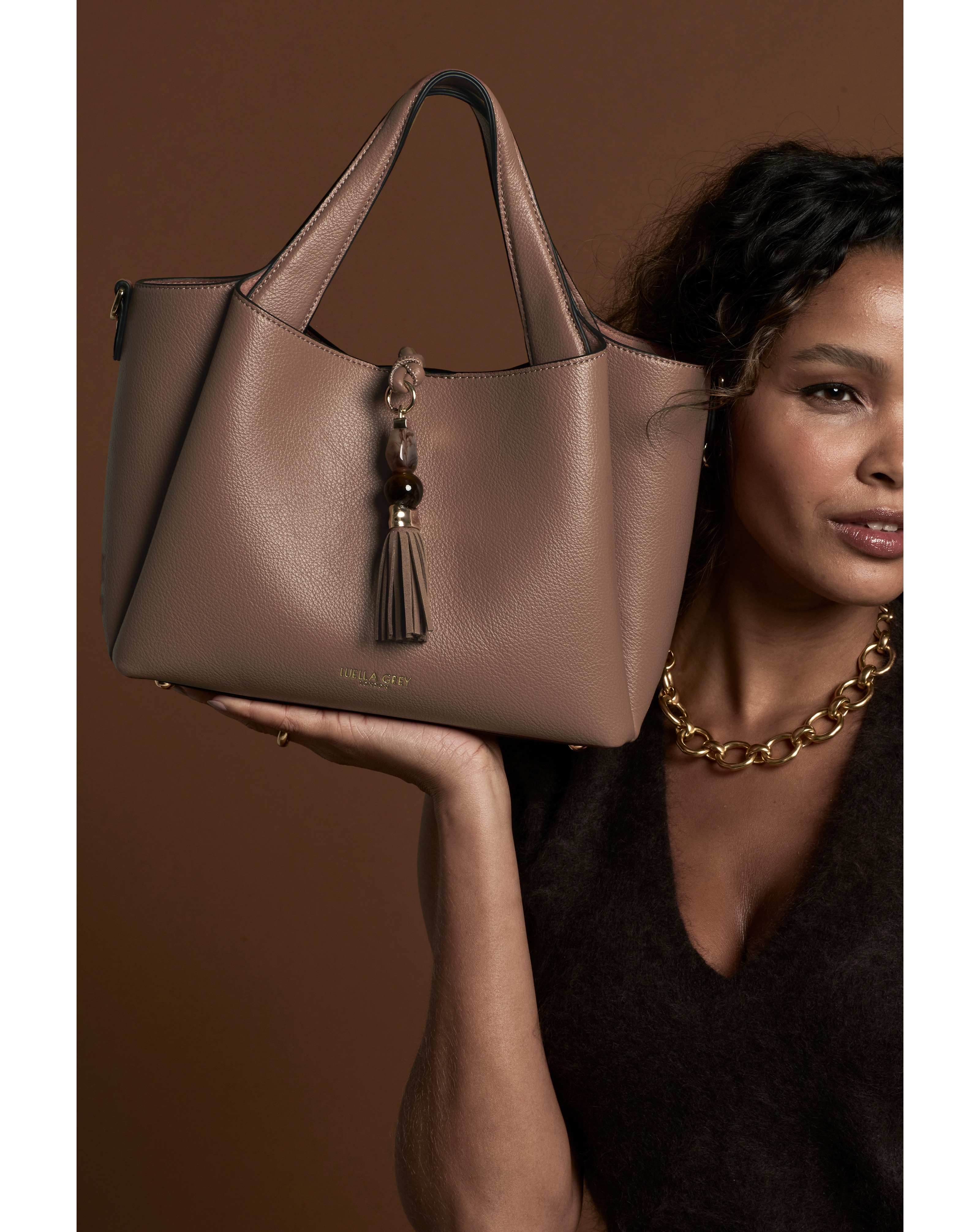 Luella Grey Etta Fawn Small Tote