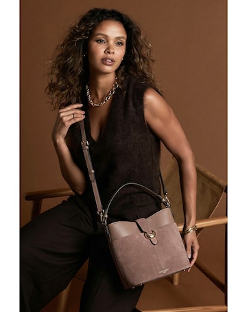 Luella Grey Indra Fawn Bucket Crossbody