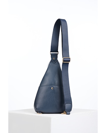 Luella Grey Darla Denim Blue Sling Crossbody