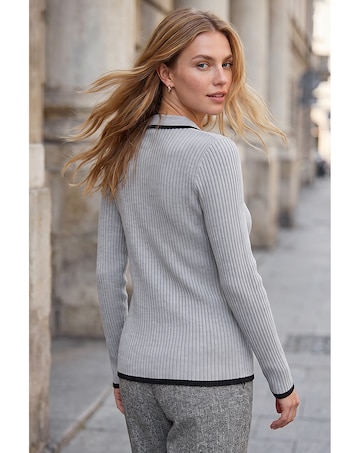 Roman Tipping Rib Henley