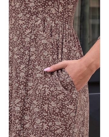 Roman Side Detail Short Dress