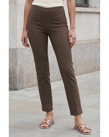 Roman Stripe Bengaline Trouser