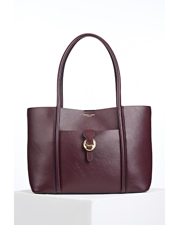Luella Grey Lilibet Black Cherry Laptop Tote