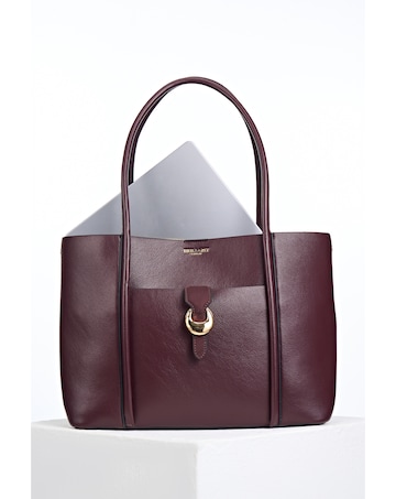 Luella Grey Lilibet Black Cherry Laptop Tote