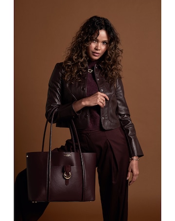 Luella Grey Lilibet Black Cherry Laptop Tote