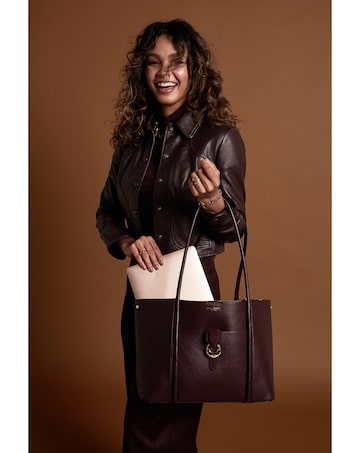 Luella Grey Lilibet Black Cherry Laptop Tote