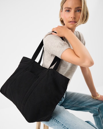 Accessorize Corduroy Shopper Bag
