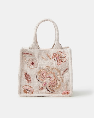Accessorize Embroidered Handheld Bag