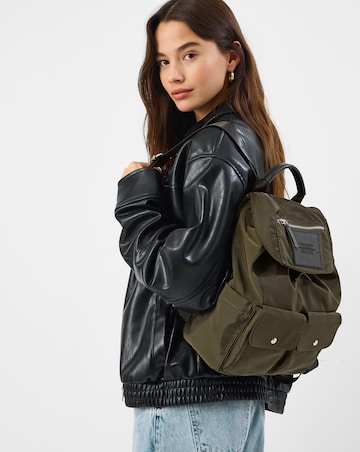 Accessorize Nylon Multi-Pocket Backpack
