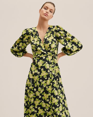 Mango Flower Print Dress